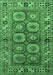 Oriental Emerald Green Industrial Rug, urb1376emgrn