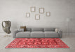 Industrial Red Washable Rugs