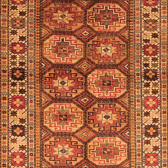 Machine Washable Oriental Orange Industrial Area Rugs, wshurb1376org