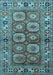 Oriental Light Blue Industrial Rug, urb1376lblu