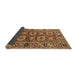 Sideview of Oriental Brown Industrial Rug, urb1376brn