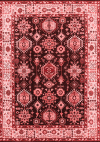 Oriental Red Industrial Rug, urb1377red