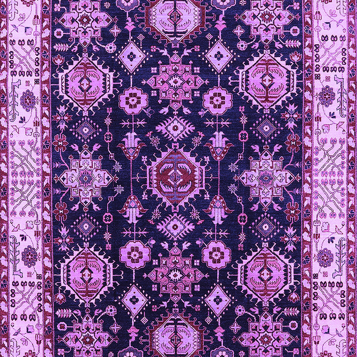 Machine Washable Oriental Purple Industrial Area Rugs, wshurb1377pur
