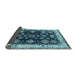 Sideview of Oriental Light Blue Industrial Rug, urb1377lblu