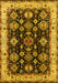 Oriental Yellow Industrial Rug, urb1377yw