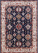 Mid-Century Modern Purple Lily Purple Oriental Rug, urb1377