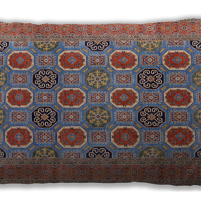 Mid-Century Modern Urban Rosy Brown Pink Lumbar Throw Pillow, 13 inch by 19 inch, lburb1378