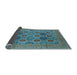 Sideview of Oriental Light Blue Traditional Rug, urb1378lblu