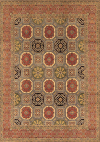 Oriental Brown Traditional Rug, urb1378brn