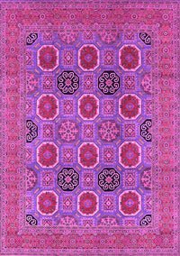 Oriental Pink Traditional Rug, urb1378pnk