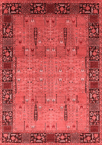 Oriental Red Traditional Rug, urb1379red