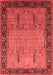 Oriental Red Traditional Area Rugs