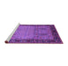 Sideview of Machine Washable Oriental Purple Traditional Area Rugs, wshurb1379pur