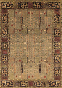 Oriental Brown Traditional Rug, urb1379brn