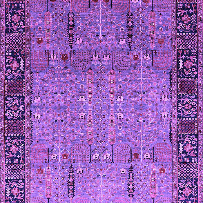 Machine Washable Oriental Purple Traditional Area Rugs, wshurb1379pur