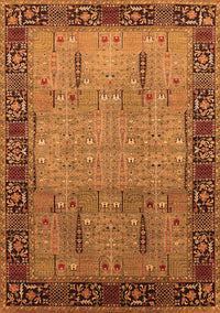 Oriental Orange Traditional Rug, urb1379org