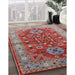 Machine Washable Industrial Modern Red Rug in a Family Room, wshurb1380