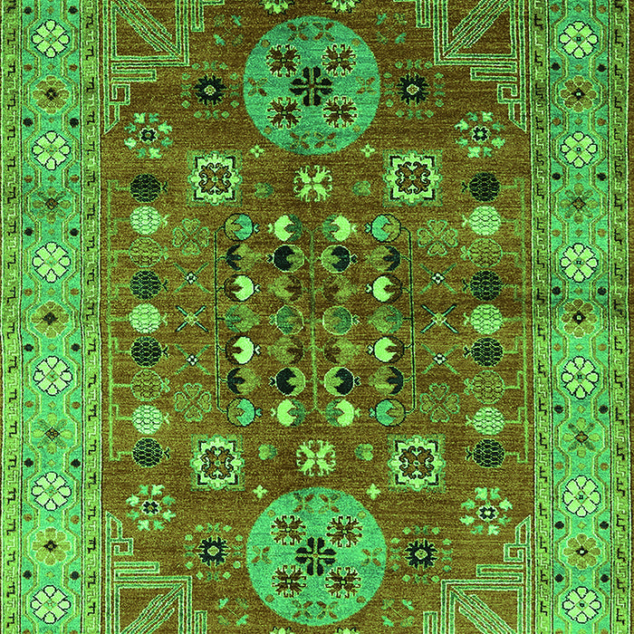 Oriental Green Industrial Rug, urb1380grn