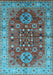 Oriental Light Blue Industrial Rug, urb1380lblu