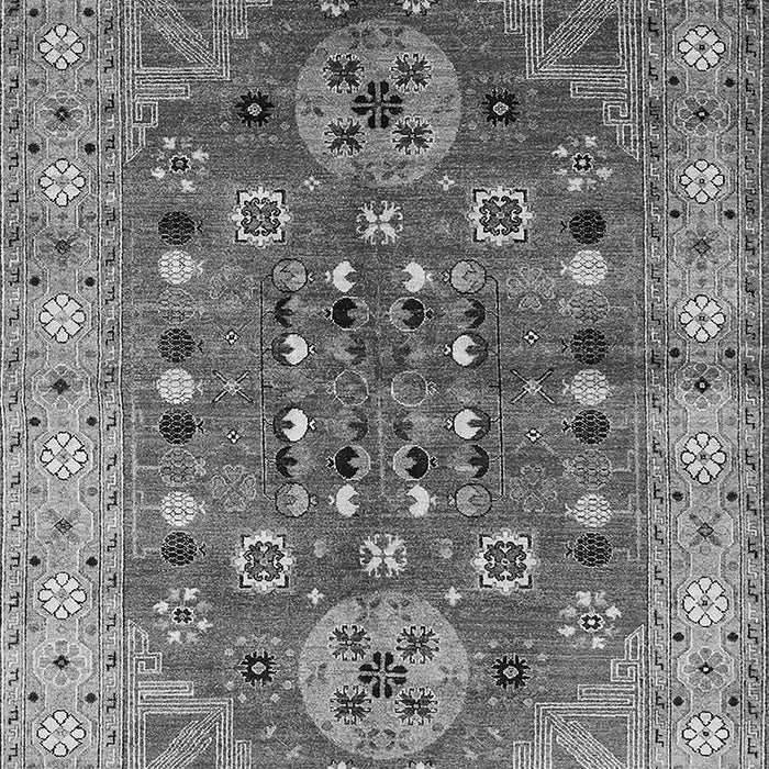 Machine Washable Oriental Gray Industrial Rug, wshurb1380gry