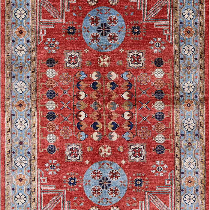 Mid-Century Modern Red Oriental Rug, urb1380