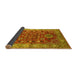 Sideview of Oriental Yellow Industrial Rug, urb1380yw