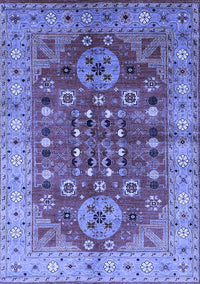 Oriental Blue Industrial Rug, urb1380blu