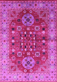 Oriental Pink Industrial Rug, urb1380pnk