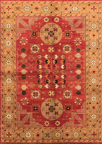 Oriental Orange Industrial Rug, urb1380org