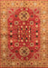 Oriental Orange Industrial Rug, urb1380org