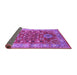 Sideview of Oriental Purple Industrial Rug, urb1380pur