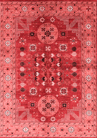 Oriental Red Industrial Rug, urb1380red