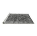 Sideview of Machine Washable Oriental Gray Industrial Rug, wshurb1380gry