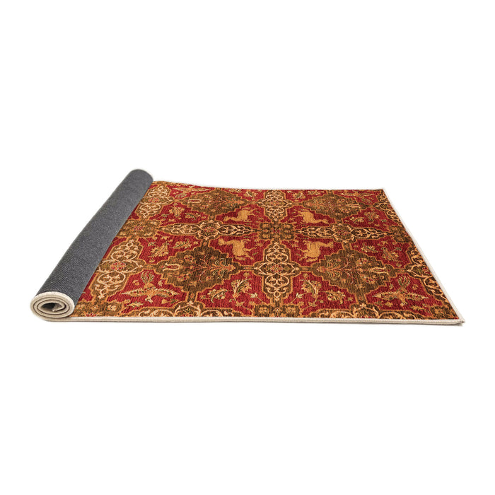 Sideview of Oriental Orange Industrial Rug, urb1381org