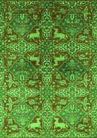 Oriental Green Industrial Rug, urb1381grn