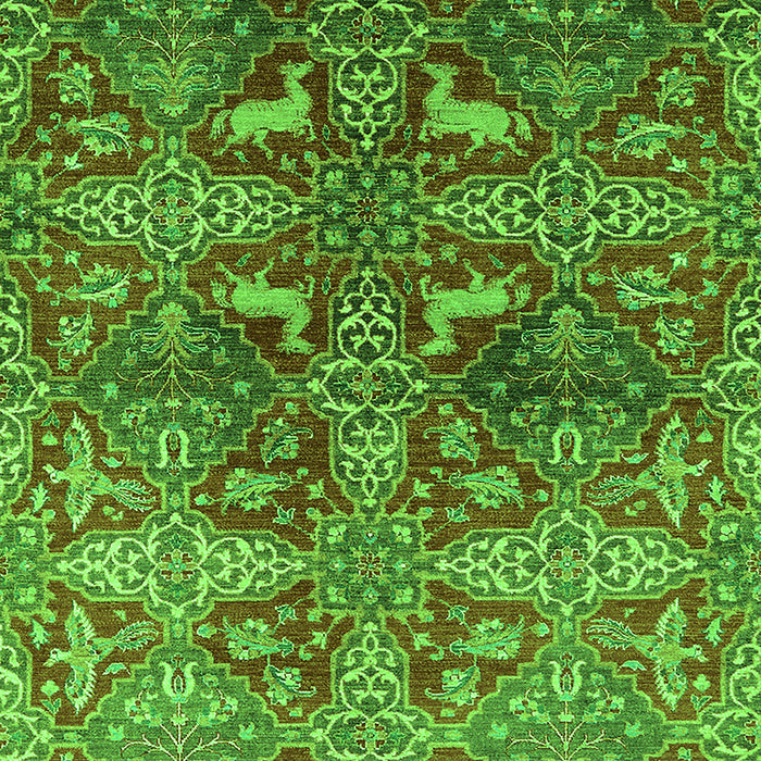 Oriental Green Industrial Rug, urb1381grn