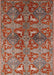 Mid-Century Modern Red Oriental Rug, urb1381