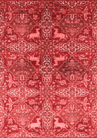 Oriental Red Industrial Rug, urb1381red