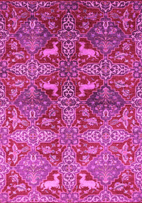 Oriental Pink Industrial Rug, urb1381pnk