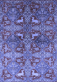 Oriental Blue Industrial Rug, urb1381blu