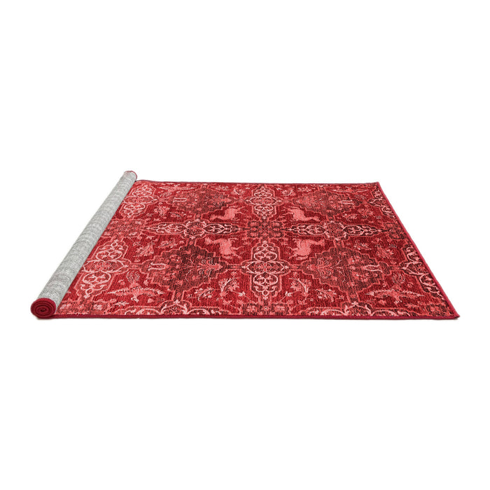 Industrial Red Washable Rugs