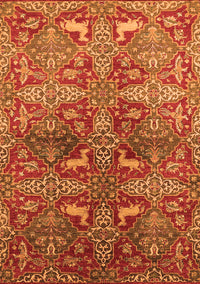 Oriental Orange Industrial Rug, urb1381org