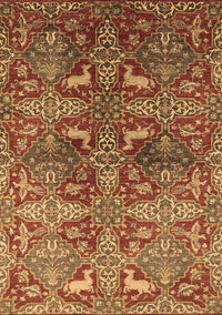 Oriental Brown Industrial Rug, urb1381brn