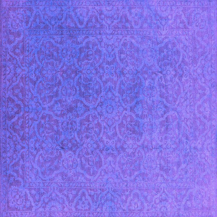 Square Persian Purple Bohemian Rug, urb1382pur