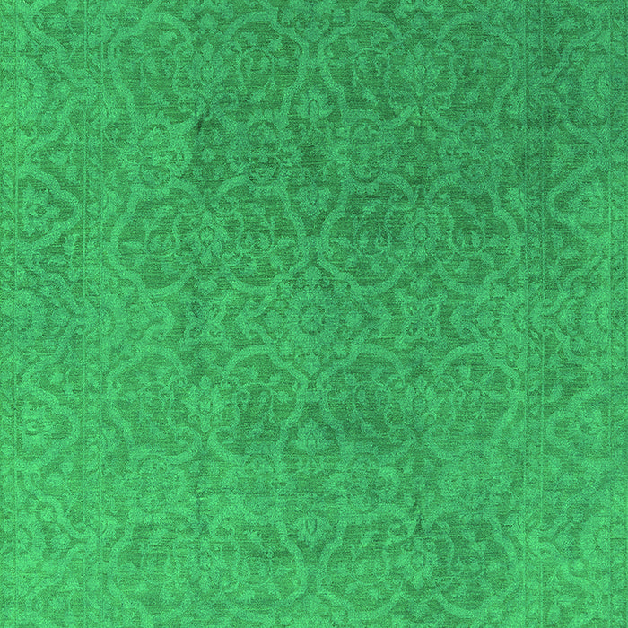 Machine Washable Persian Green Bohemian Area Rugs, wshurb1382grn