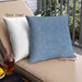 Front View of Mid-Century Modern Urban Square Iceberg Blue Throw Pillow, 18 inch by 18 inch, pwurb1382