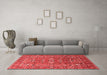 Industrial Red Washable Rugs