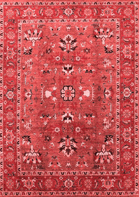 Oriental Red Industrial Rug, urb1383red