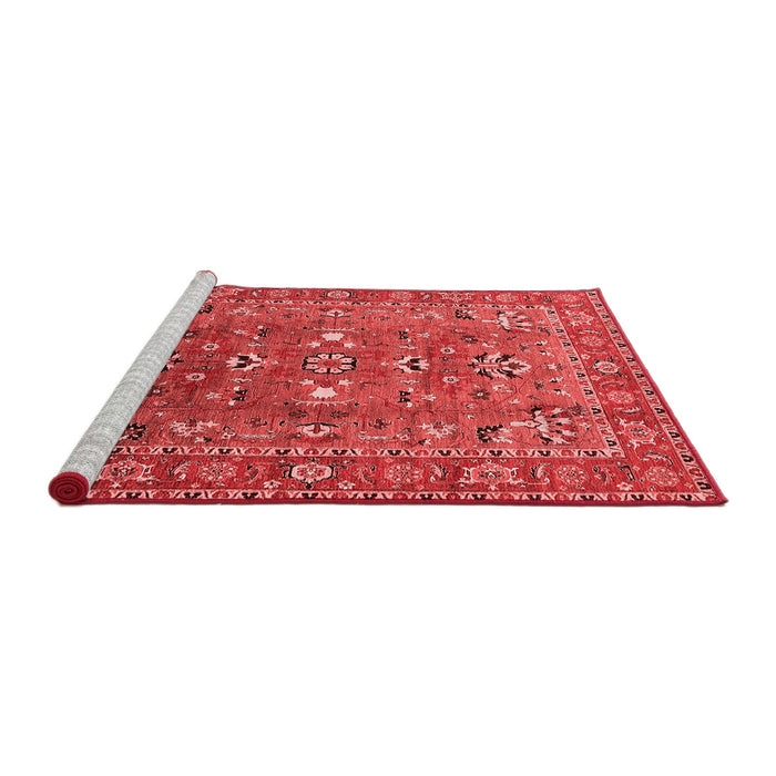 Industrial Red Washable Rugs