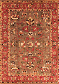 Oriental Orange Industrial Rug, urb1383org